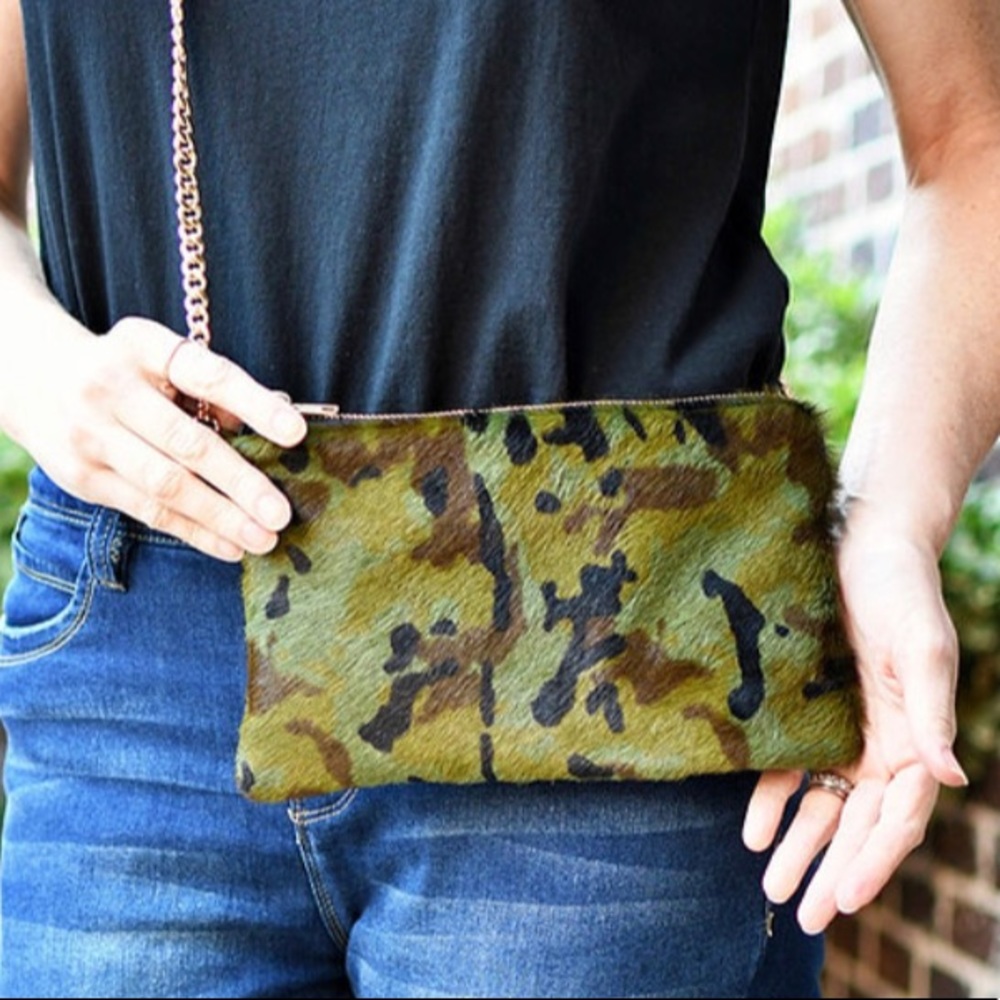 Emma Kelly & Me x Parker & Hyde Camo Crossbody